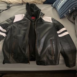 Leather Guess Moto Jacket