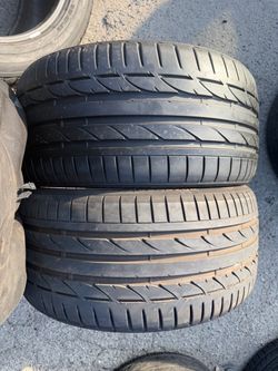 (2) 255/35R20 PAIR OF USED TIRES BRIDGETONE 70% LIFE !!!