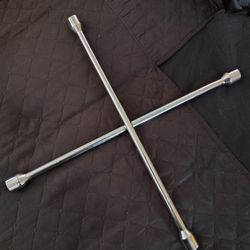 Universal Heavy Duty 4 Way Lug Wrench Crosswrench