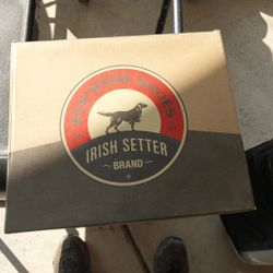 Red WING SHOES IRISH SETTER WORK 