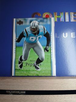 Julius Peppers Upper Deck Panthers Football Card