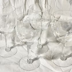 Princess House Wine Glasses 4pc Set