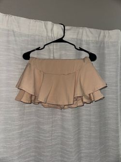 Mini skirt with built in shorts