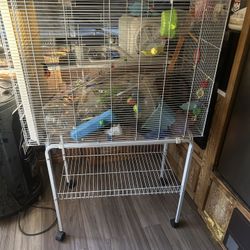 Bird Cage XL Toys Included 