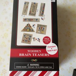 New Wooden Brain Teasers