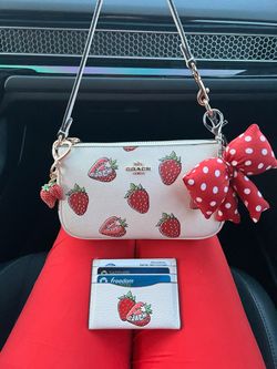 Strawberry Coach Purse