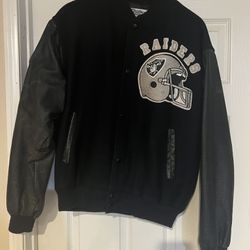 Vintage Raiders Letterman Jacket 
