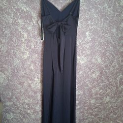 Aqua Formal Size 2 Navy Blue Long Dress