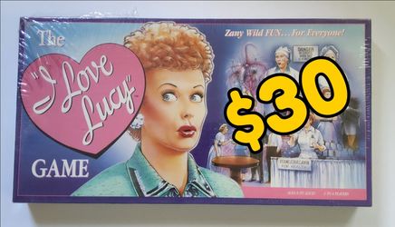 "I Love Lucy" board game, likely produced by Talicor in the 1990s. 




$30