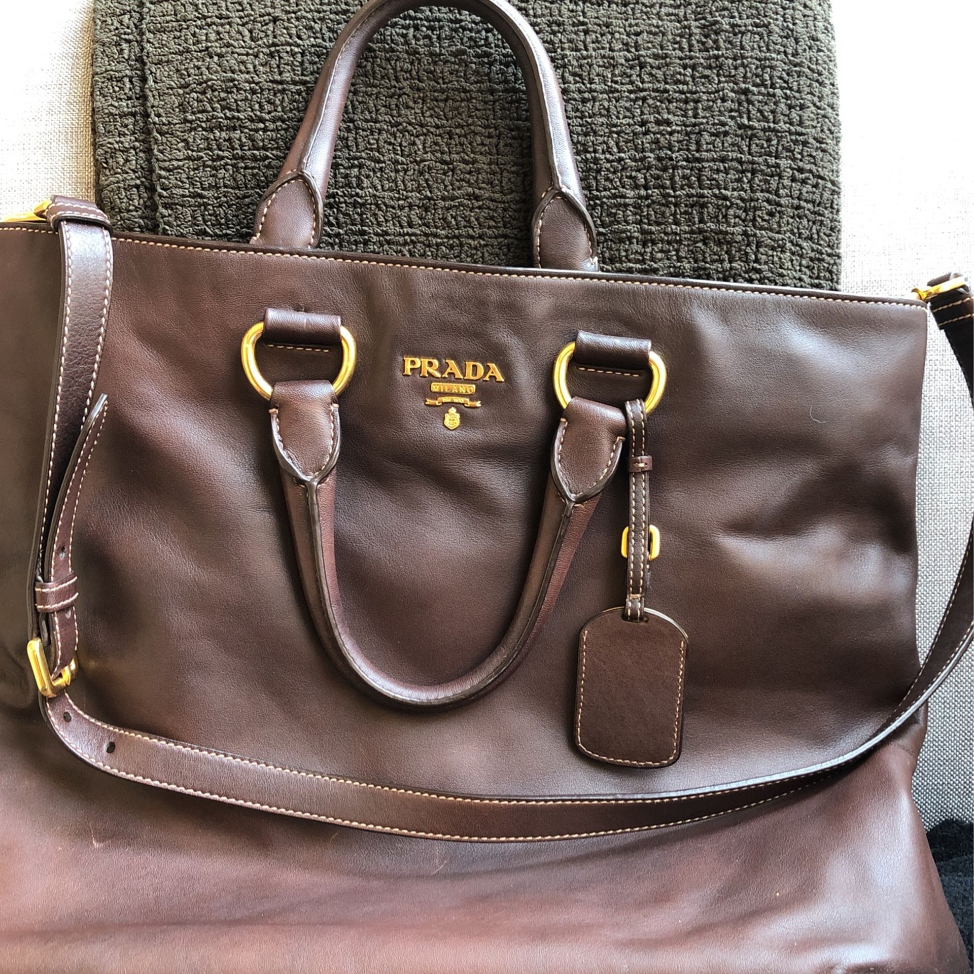 Authentic Prada Large Tote Bag