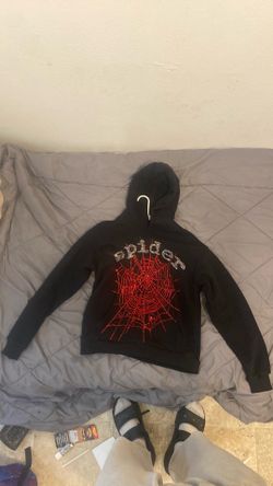 Black and red spider hoodie