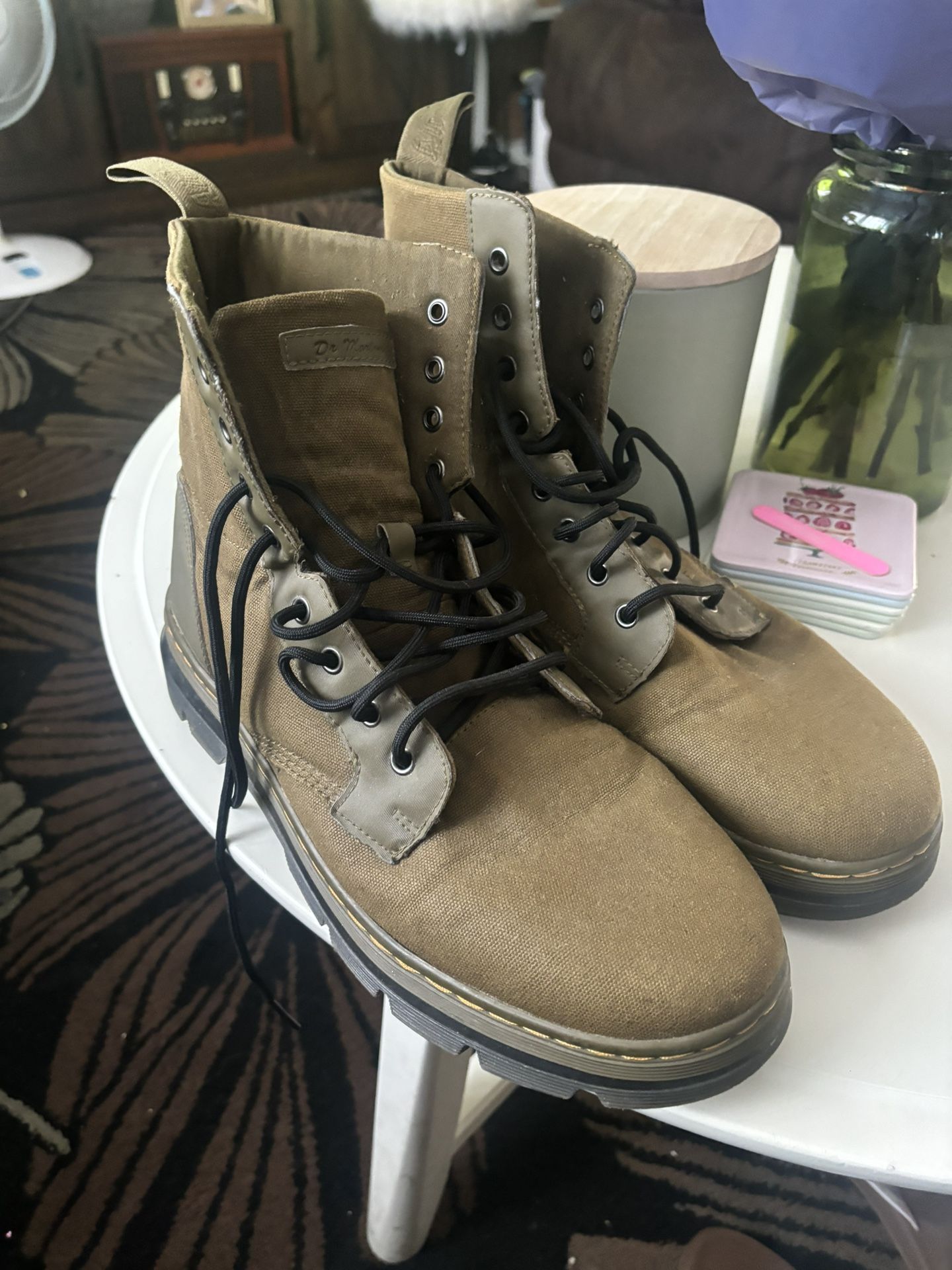 Dr. Martens Green Boots