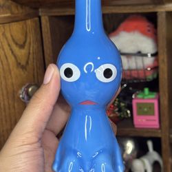 Ceramic Blue Pikmin Flower Vase from Nintendo Store