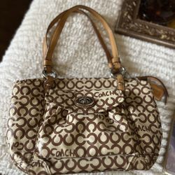 Authentic coach purse