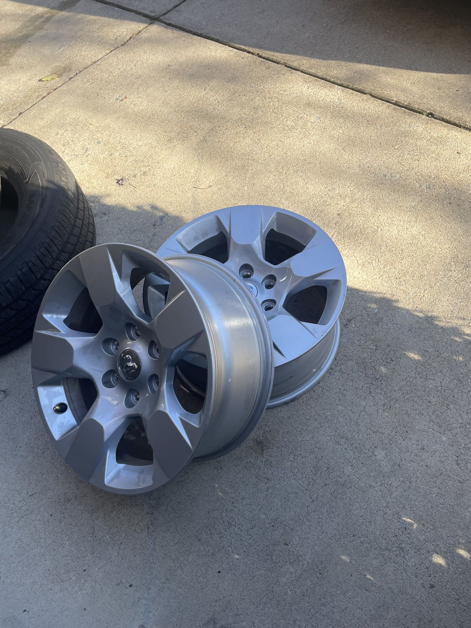 Four 2025 Dodge Ram 18 inch factory Rims 