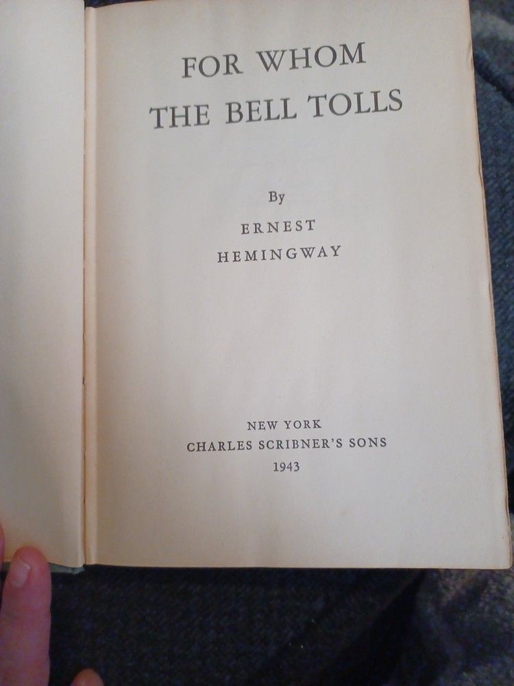 For Whom The Bell Tolls