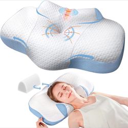 Neck Pillow, Cervical Pillow for Pain Relief, 