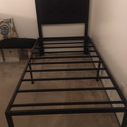 Twin Bed w/frame and Mattress 