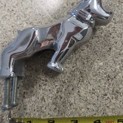 Vintage Chrome Mac Truck Bulldog Hood Ornament Automotive 87931 Design Patent