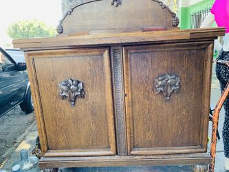 Antique furniture.