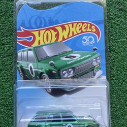 Datsun Wagon 510 Hotwheels Diecast Green Special Rare 