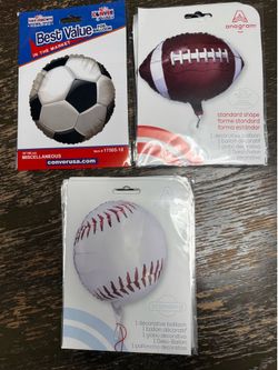 Sports ball balloons