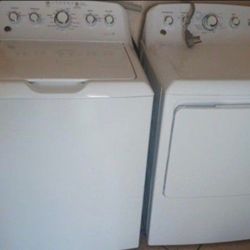 GE SET WASHER AND ELECTRIC DRYER WORKING PERFECT 