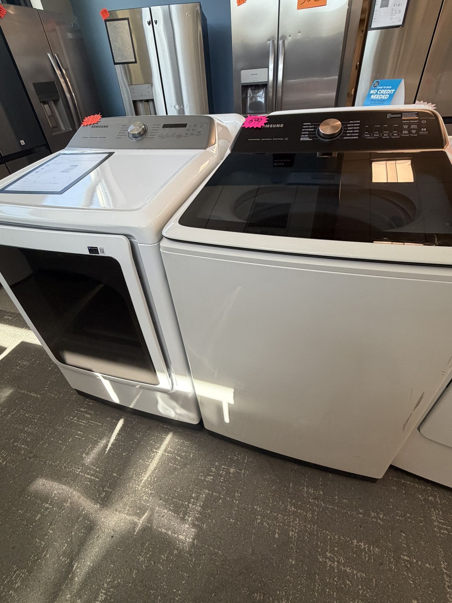 Samsung Washer And Electric Dryer