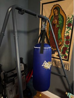 Punching bag with stand