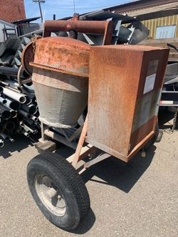 Canoga towable electric concrete mixer