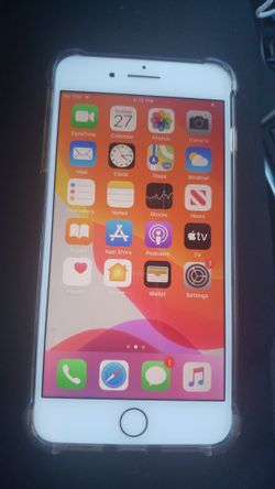 Iphone 7 plus desblokeado para cualquier compañia con case y cargador