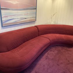 Red Modern Couch 