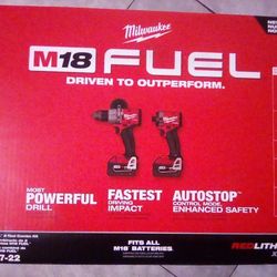 Milwaukee M18 Fuel Drill Combo 