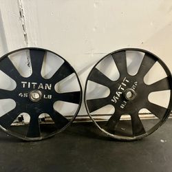 Titan Fitness Wagon Wheels Plates 