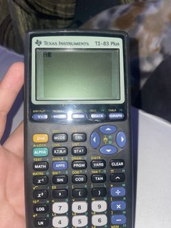 Calculator TI-83 plus