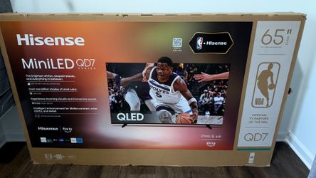 Hisense 65” Mini-LED QD7 QLED 4K Smart TV – Like New