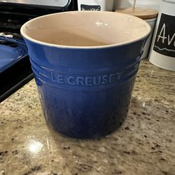 Utensil crock - Le creuset   - blue large 