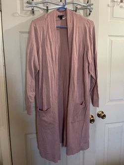Long Pink cardigan