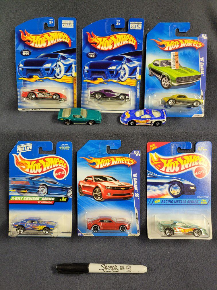 (8) Hot Wheels Camaro Collection 