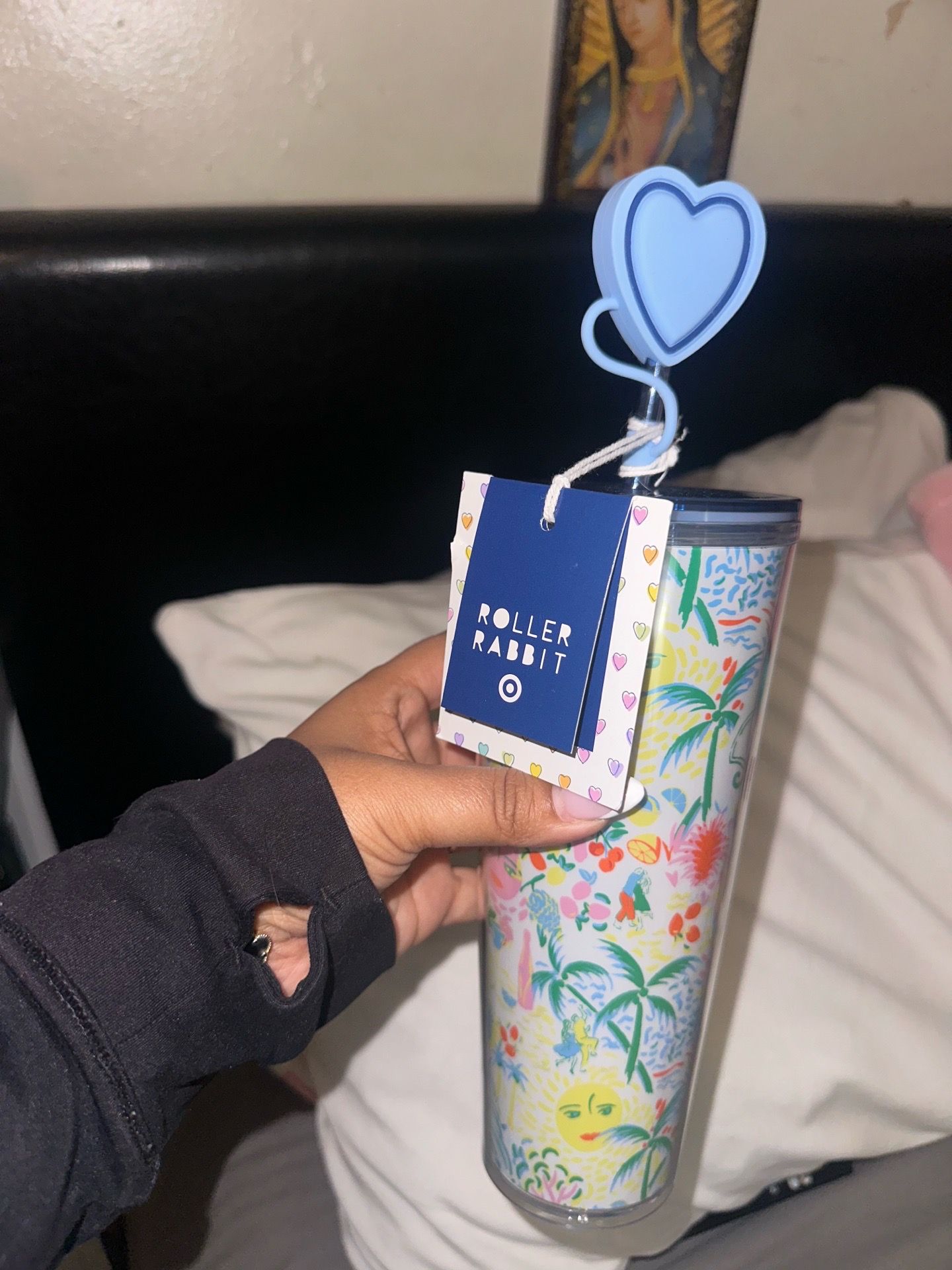 Roller rabbit tumbler 24oz