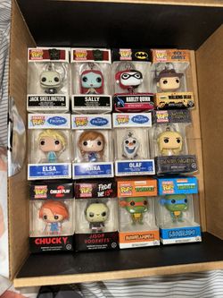 Lot of 17 Brand New Funko Pocket Pop! KeyChains