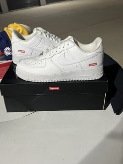 supreme white air force size 9
