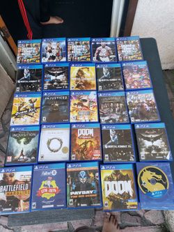 Cheap Games only Sports 2014 to 2017... great Games $20! Each 3 for $50! Or 7 for $100!. Playstation 4 PS4 Games control sealed $40! PS5 Games $35! Ea