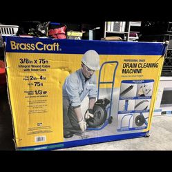 BrassCraft Drain Cleaning Machine. Snake 
