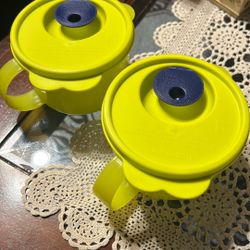 Set De Dos Tazas Para Sopa De Tupperwere Nuevas Las Dos Por 10