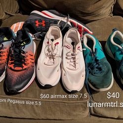 Nike's women's shoes. ALL like brand new. Individual prices as is but willing to package deal for all 3.