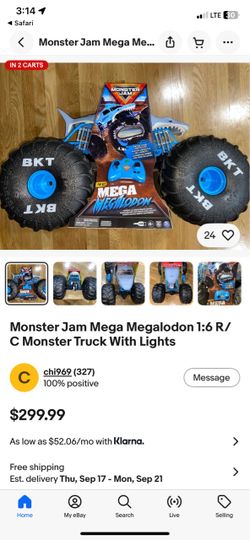 Monster Jam Mega MegaLodon Truck