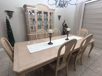 Dining room set with China