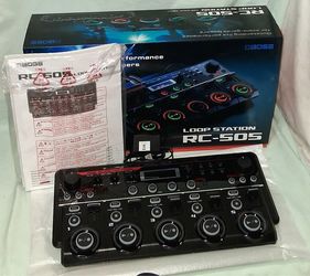 BOSS RC-505 Loop Station 5-Track Stereo Looper Effects Processor w/ Box & Power