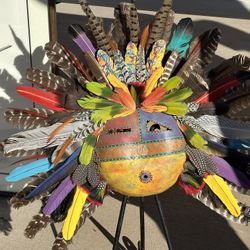 Vintage Native American Decoré Hand Carved Kachinas